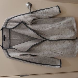 Banana Republic - Open Front Cardigan Jacket - Light Gray - M
